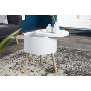 Odkládací stolek MULTI TALENT WHITE 45 CM Nábytek | Obývací pokoj | Odkládací stolky