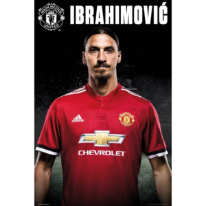 Plakát, Obraz - Manchester United - Zlatan Stand 17-18, (61 x 91,5 cm)