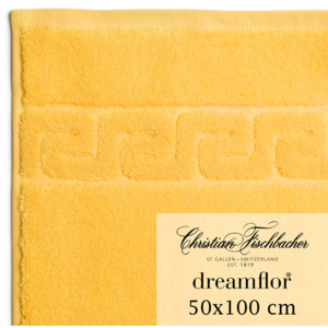 Christian Fischbacher Ručník 50 x 100 cm žlutý Dreamflor®, Fischbacher