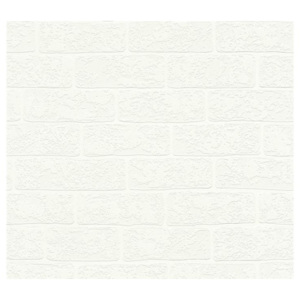 A.S. Création 35981-1 tapety na zeď Best of Wood'n Stone 2020 | 0,53 x 10,05 m | krémová, bílá vliesová tapeta na stěnu 359811