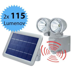 Solární PIR senzorový reflektor Esotec DUO Power 2 102418