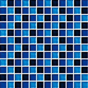 Oceán mozaika skleněná 30x30 cm 3 barvy (Mozaika skleněná kostka)