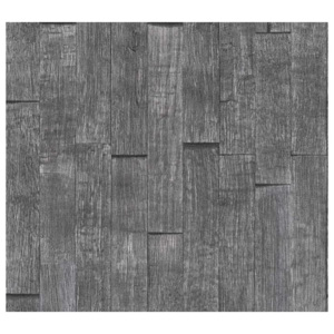 A.S. Création 35584-1 tapety na zeď Best of Wood'n Stone 2020 | 0,53 x 10,05 m | černá, šedá vliesová tapeta na stěnu 355841