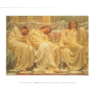 Obraz, Reprodukce - Dreamers - Snílci, Albert Joseph Moore, (70 x 50 cm)