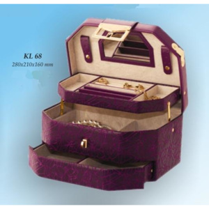 Šperkovnice Gold Pack KL68 fialová