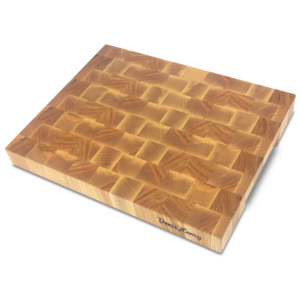 Dřevěné špalíkové prkénko jasan 43 x 34 x 4,5 cm, Denis Henry