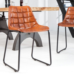 Židle TAURUS BROWN, pravá kůže Nábytek | Jídelní prostory | Jídelní židle