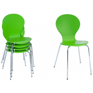 Inviro Jídelní židle PRALINE zelená