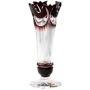 Váza Diadem, barva rubín, výška 280 mm