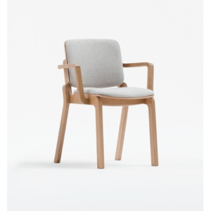 PAGED - Dřevěná židle HIP s područkami - kód B-3702