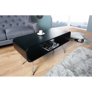 Konferenční stolek APOLLO 90-BLACK SILVER Nábytek | Obývací pokoj | Konferenční stolky | Konferenční stolky všechny