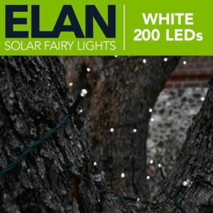 Solární LED řetěz SolarCentre Elan SS9944 200 LED / 20m studená bílá