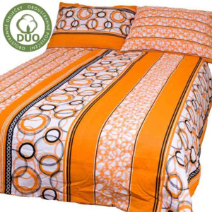 BIBIANA oranžová - bavlněné povlečení 140x200cm