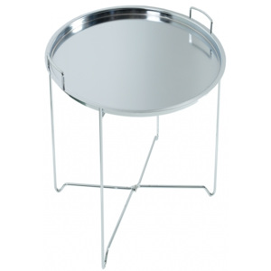 Inviro Skládací stolek MAGICO S stříbrná
