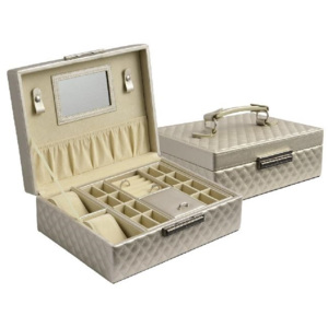 JK BOX SP-570/A20, Dámská šperkovnice krémová