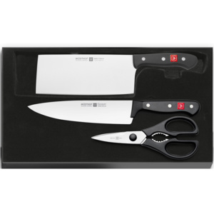 Wüsthof GOURMET Sada 2 nožů + Kuchyňské nůžky 8010