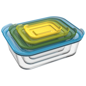 Skleněné misky na potraviny JOSEPH JOSEPH Nest Glass Storage