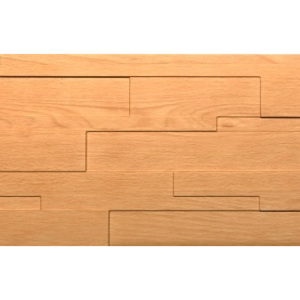 Obkladové panely na stěnu Stepwood ® Original- buk jádrový (Obkladový panel na stěnu Stepwood z masivního dřeva.)