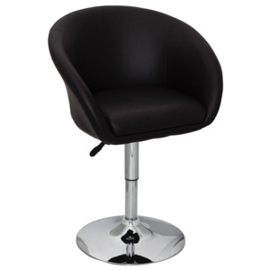Barová židle hnědá 63,5x55x75–91 cm