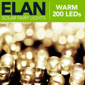 Solární LED řetěz SolarCentre Elan SS9946 200 LED / 20m teplá bílá