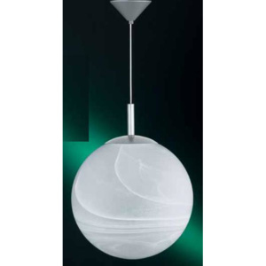 HONSEL 70851 Závěsné svítidlo Kugel sklo alabastr 1x60W průměr 25cm