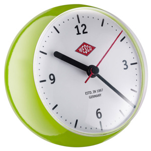 Wesco Stolní hodiny mini světle zelené