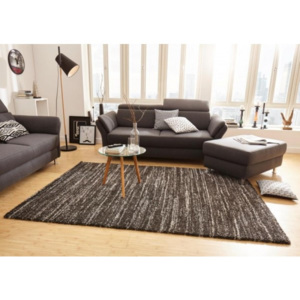 Mint Rugs - Hanse Home koberce Kusový koberec Nomadic 102695 Schwarz Grau Meliert - 80x150