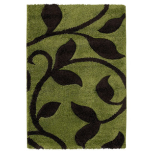 Zeleno-hnědý koberec Think Rugs Fashion, 80 x 150 cm