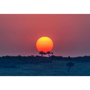 Fototapeta, Tapeta Equatorial Sunset, (254 x 184 cm)