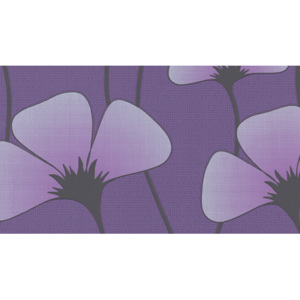 Vliesové tapety na zeď Urban Spirit - květy trojlístků fialovéené