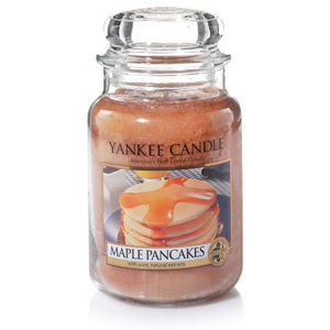 Yankee Candle - Maple Pancakes 623g (Ryzí máslové sladké aroma zlatavého javorového sirupu zahřeje na srdci i na duši...)