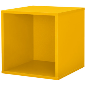 [en.casa]® Variabilní designový systém - skříňky / poličky - 30x30x30 cm - hořčicově žluté