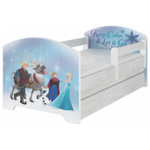 Dětská postel Disney s šuplíkem - Frozen