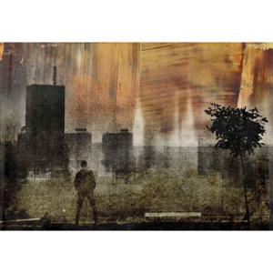 Fototapeta, Tapeta Cityscape Shadows, (254 x 184 cm)