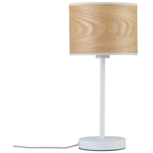 Paulmann 79638 Neta, stolní lampa z dřevěné dýhy, 1x20W LED E27, výška 44,5cm