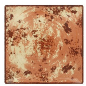 Peppery talíř čtvercový 30x30 cm, hnědý
