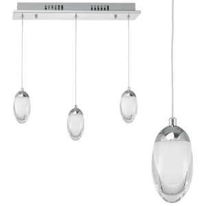 [lux.pro]® Elegantní závěsná lampa s 3 LED žárovkami