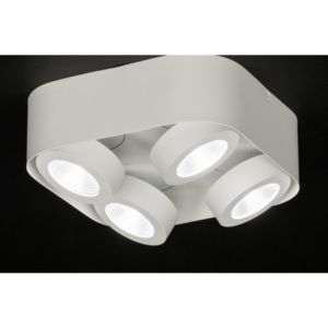 Stropní bodové bílé LED svítidlo Troncetto Quatro White (Nordtech)
