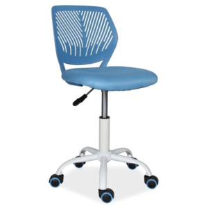 Kancelářská otočná židle v modré barvě KN760