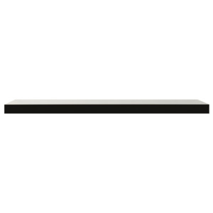 Černá nástěnná polička Intertrade Shelvy, délka 80 cm