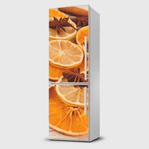 Fototapeta samolepící na lednice - Sušené citrusy