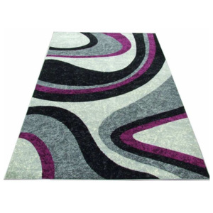 Kusový koberec PP Filipa fialový 80x150, Velikosti 80x150cm