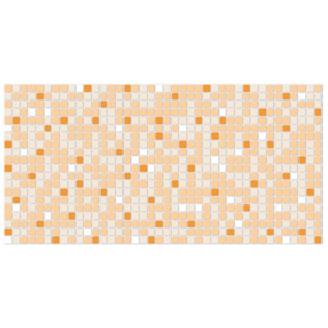 PVC obkladové 3D panely Mozaika oranžová