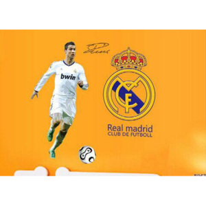 Živá Zeď Samolepka Ronaldo Real Madrid