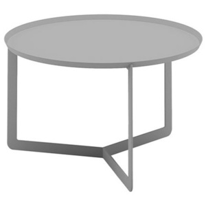 Světle šedý příruční stolek MEME Design Round, Ø 60 cm