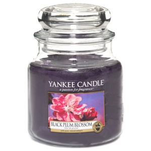 Yankee candle Vonná svíčka ve skle - květy černé švestky, 410g