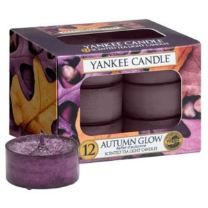 Yankee Candle - čajové svíčky Autumn Glow 12ks (Úchvatná a intenzívní vůně připomínající dámský parfém...)