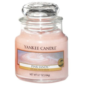 Yankee Candle - Pink Sands 104g (Odplujte na exotický ostrov s překrásnou směsí svěžích a zářivých citrusů, sladkých květinových tónů a kořeněnou vani
