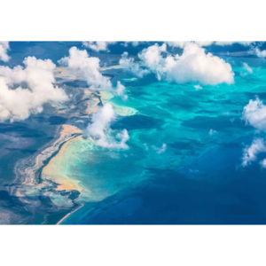 Fototapeta, Tapeta Sand Beach Meets Ocean, (254 x 184 cm)