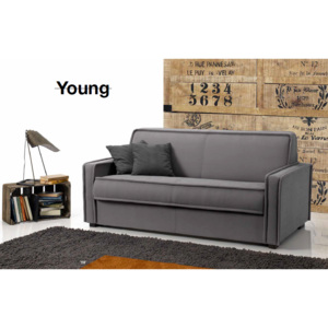 YOUNG - 3-místná MAXI rozkládací pohovka 206 cm s postelí 160x197x13 cm (Rozkládací pohovka pro každodenní spaní YOUNG s postelí 160x197x13 cm)